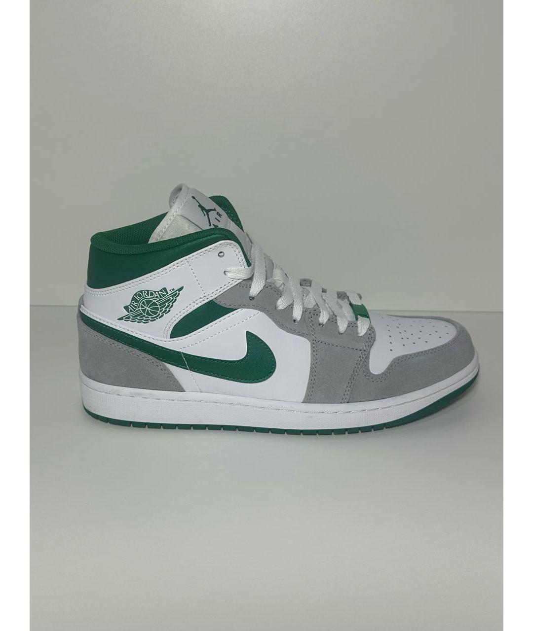 JORDAN Мульти кожаные высокие кроссовки / кеды, фото 9