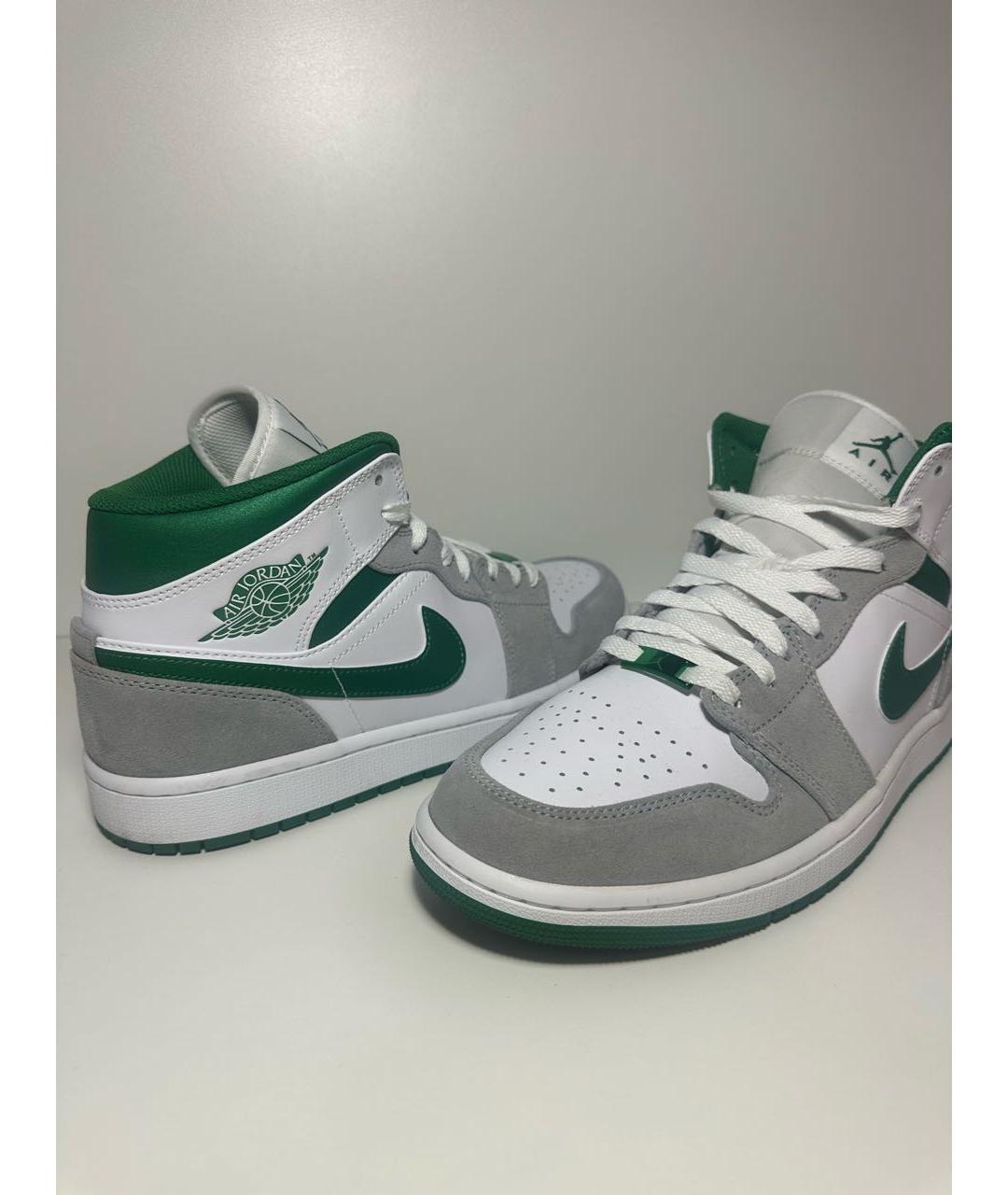 JORDAN Мульти кожаные высокие кроссовки / кеды, фото 6