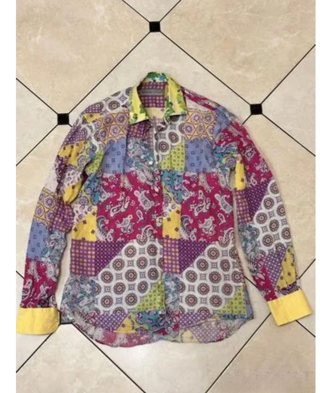 ETRO Мульти хлопковая рубашка, фото 4