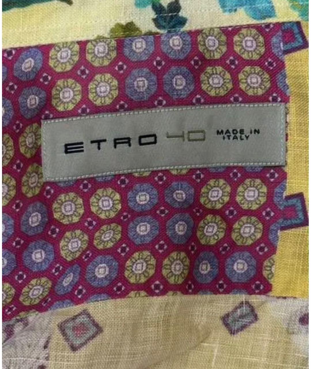 ETRO Мульти хлопковая рубашка, фото 3