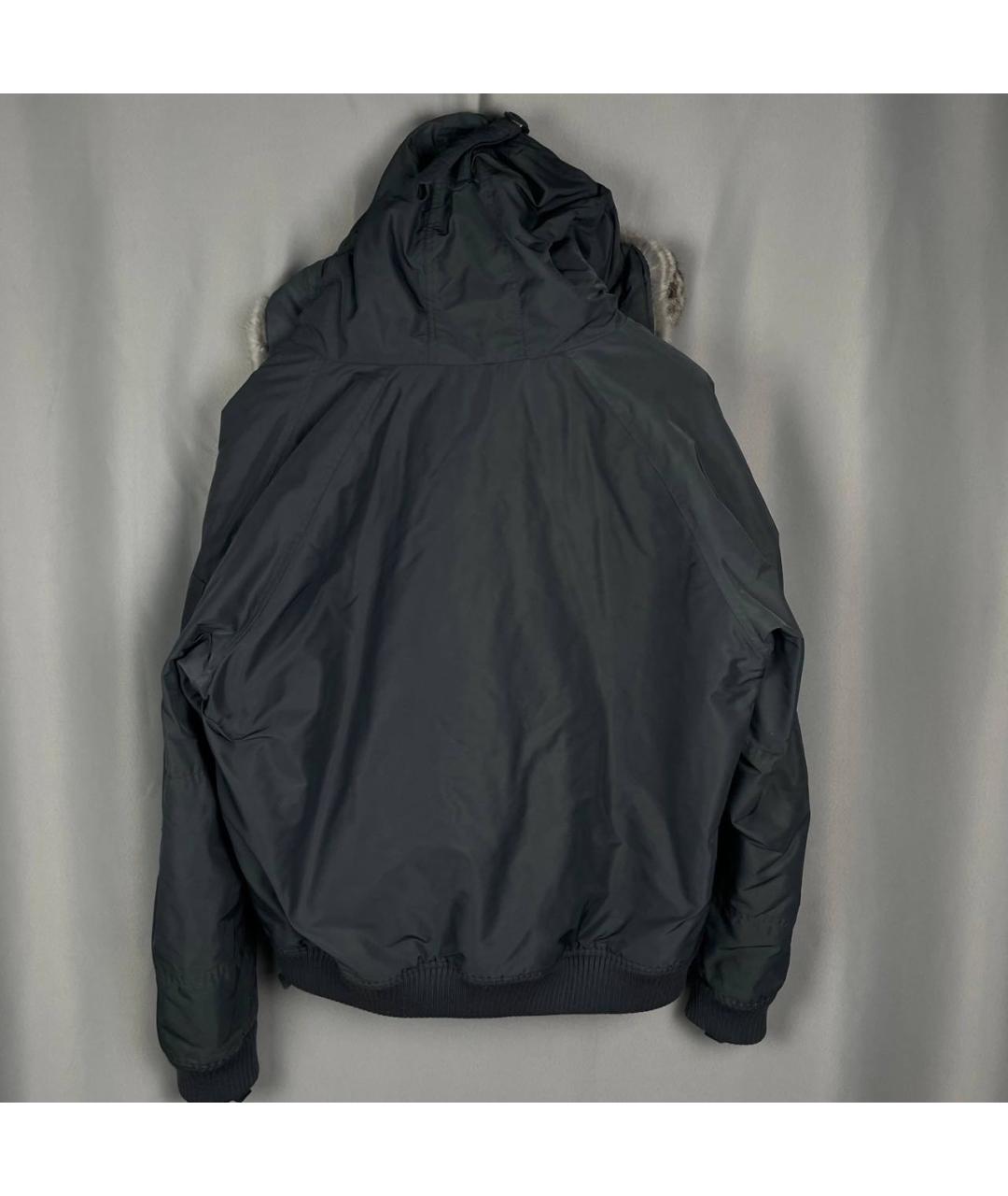 DOLCE&GABBANA Черный полиамидовый пуховик, фото 3