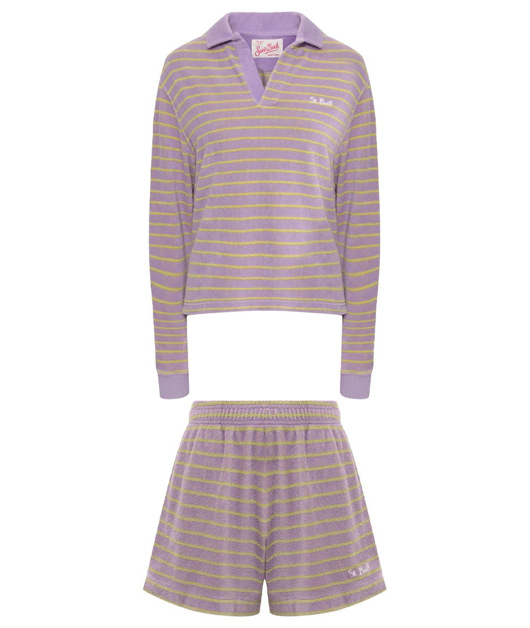 MC2 SAINT BARTH Мульти хлопковый костюм с брюками, фото 1