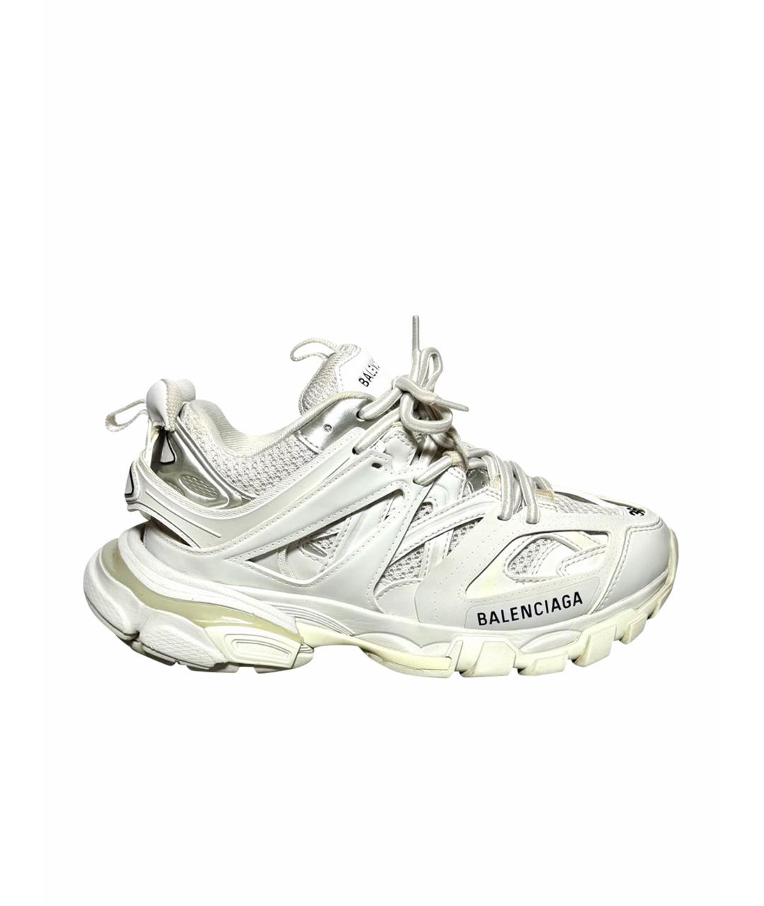 BALENCIAGA Белые текстильные кроссовки, фото 1