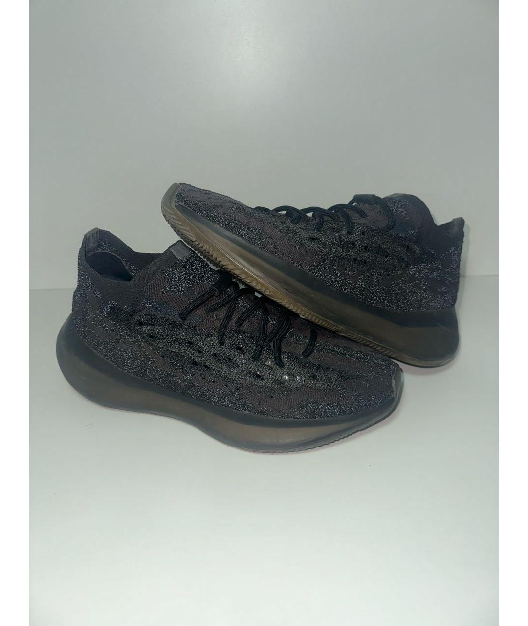 ADIDAS YEEZY Черные синтетические низкие кроссовки / кеды, фото 6