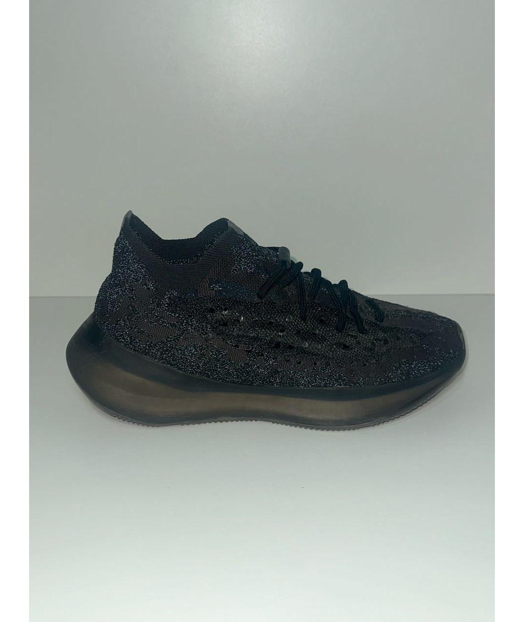 ADIDAS YEEZY Черные синтетические низкие кроссовки / кеды, фото 8