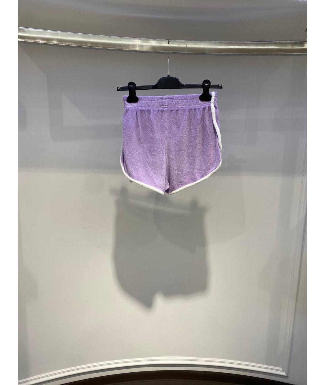 MC2 SAINT BARTH Фиолетовые хлопковые шорты, фото 3