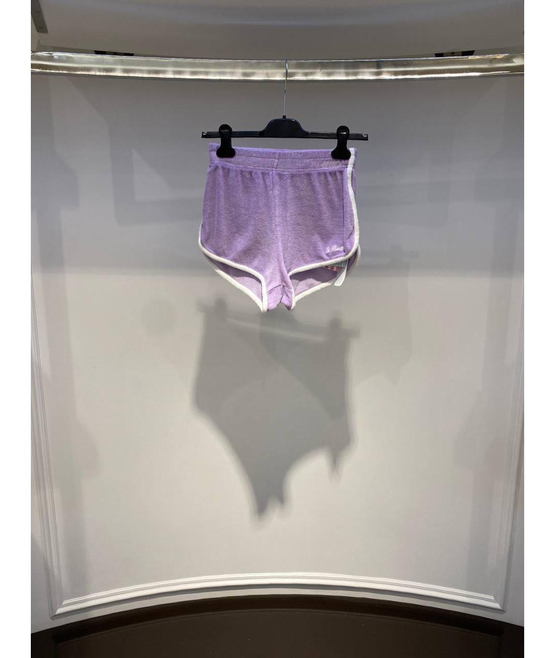 MC2 SAINT BARTH Фиолетовые хлопковые шорты, фото 2