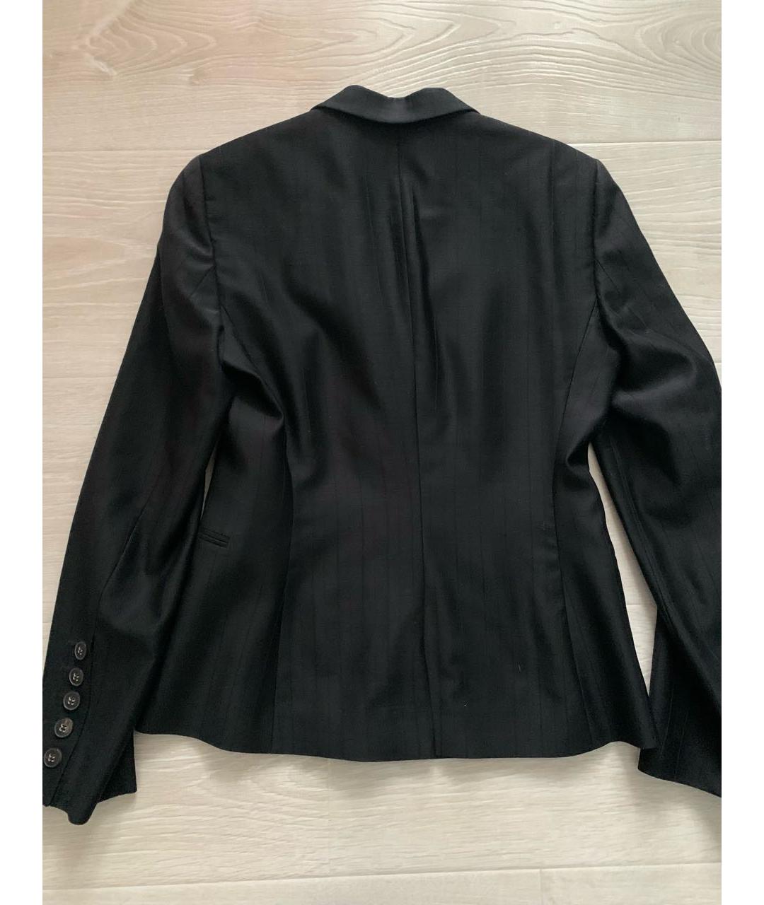 HUGO BOSS Черный шерстяной жакет/пиджак, фото 2