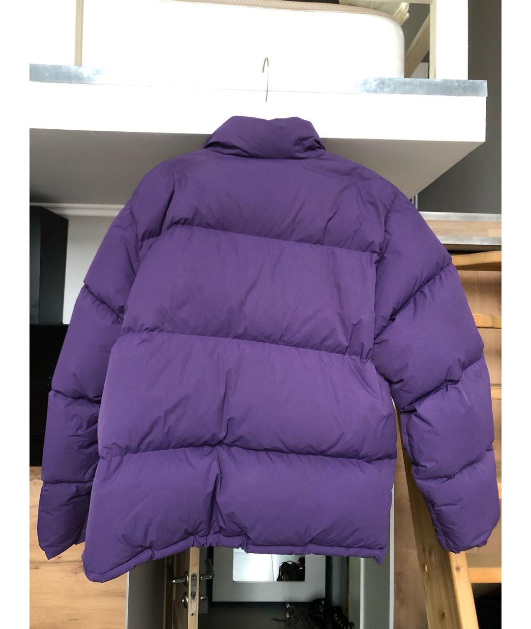 STUSSY Фиолетовый полиэстеровый пуховик, фото 2