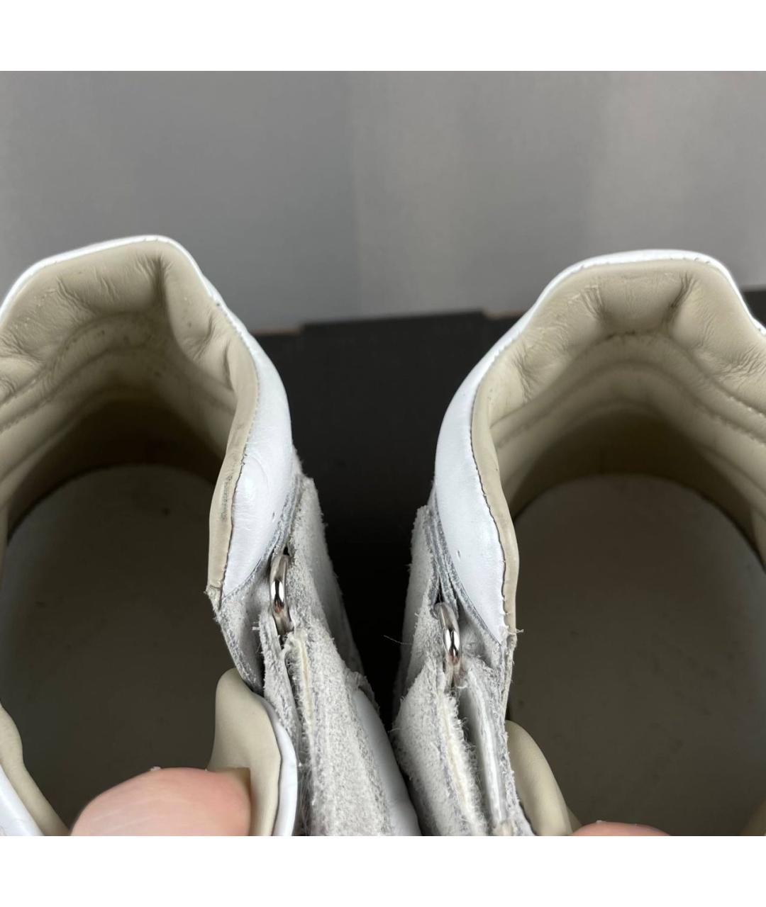 MAISON MARGIELA Мульти замшевые высокие кроссовки / кеды, фото 7