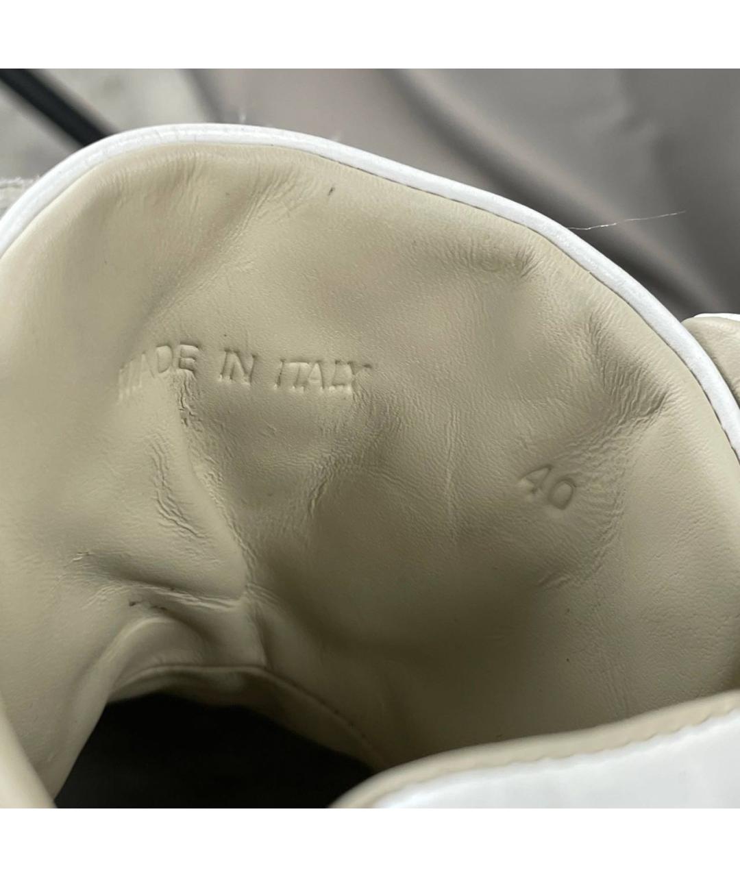 MAISON MARGIELA Мульти замшевые высокие кроссовки / кеды, фото 4