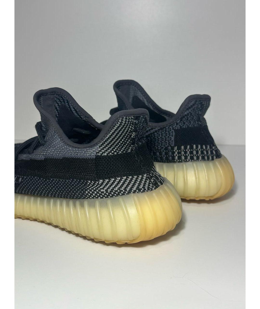 ADIDAS YEEZY Черные синтетические низкие кроссовки / кеды, фото 7