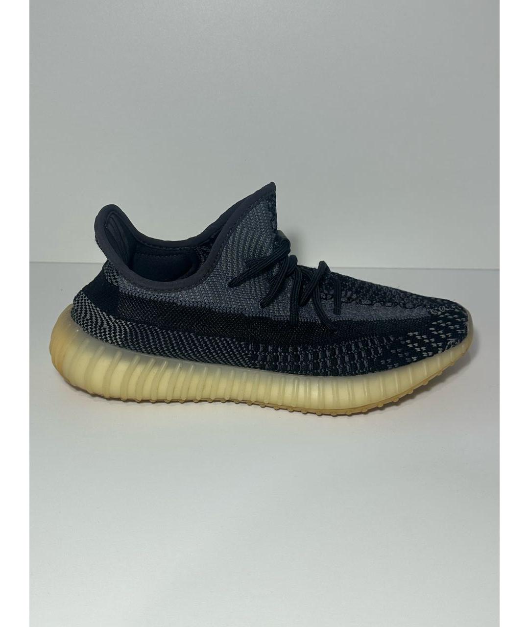 ADIDAS YEEZY Черные синтетические низкие кроссовки / кеды, фото 9