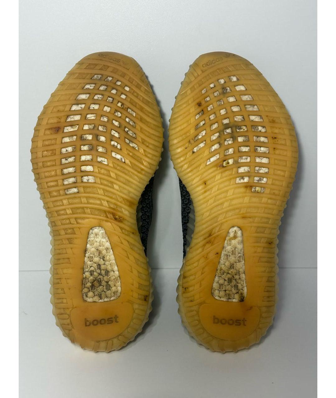 ADIDAS YEEZY Черные синтетические низкие кроссовки / кеды, фото 8