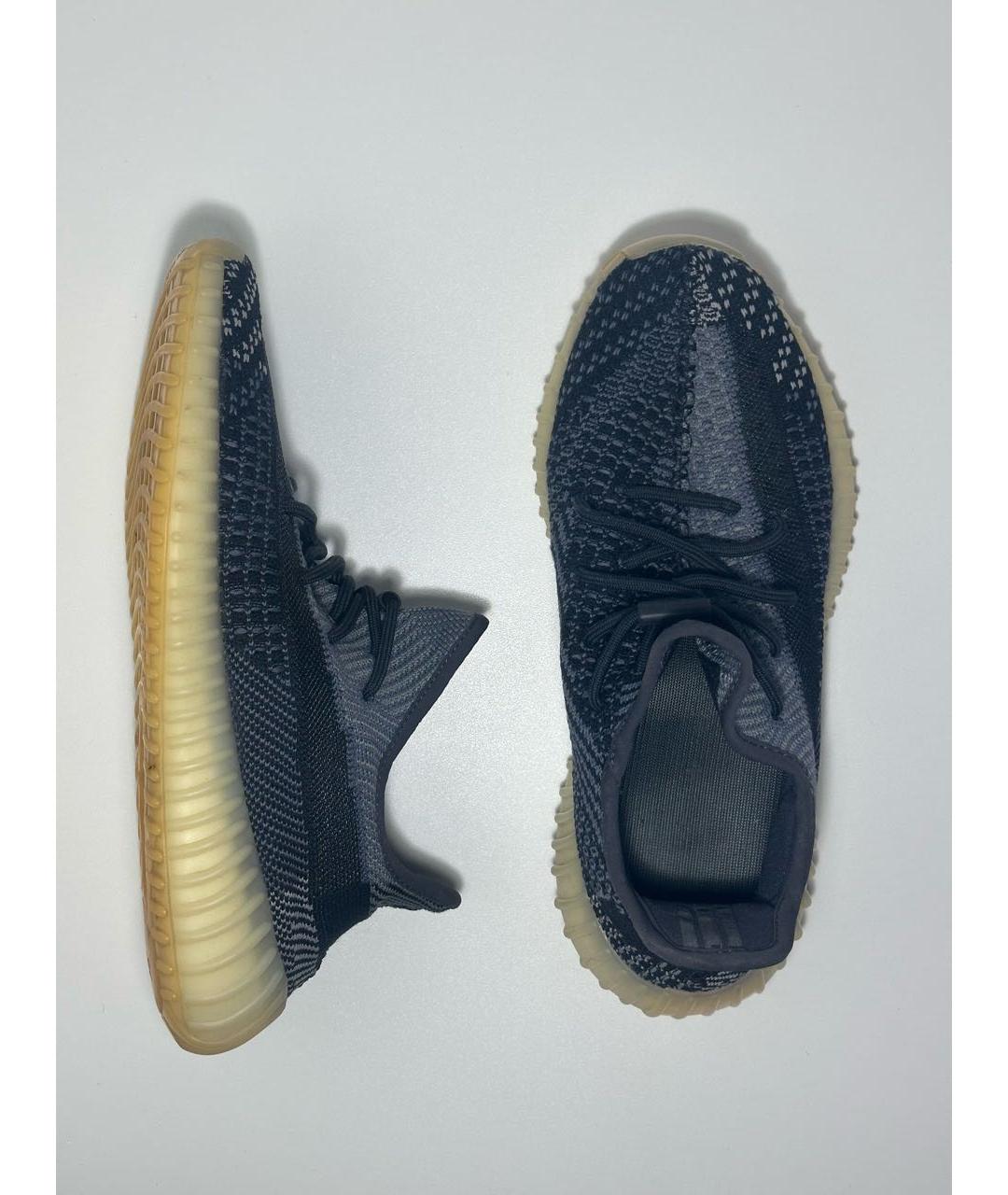 ADIDAS YEEZY Черные синтетические низкие кроссовки / кеды, фото 6