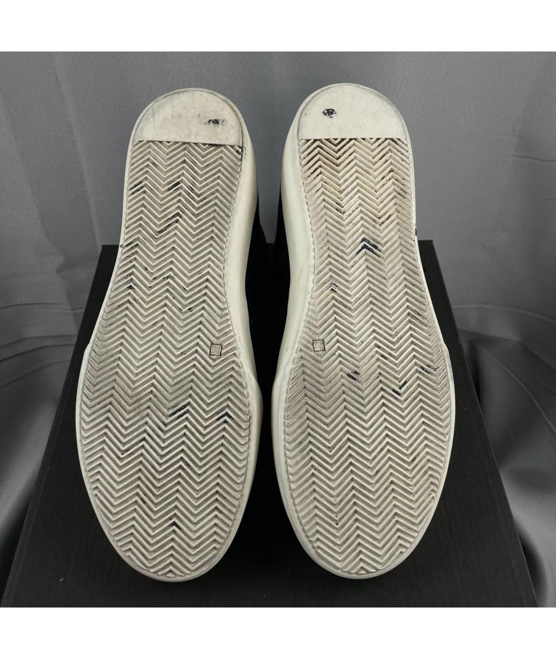 MAISON MARGIELA Черные высокие кроссовки / кеды, фото 5