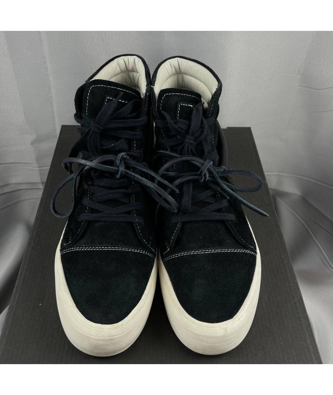 MAISON MARGIELA Черные высокие кроссовки / кеды, фото 2