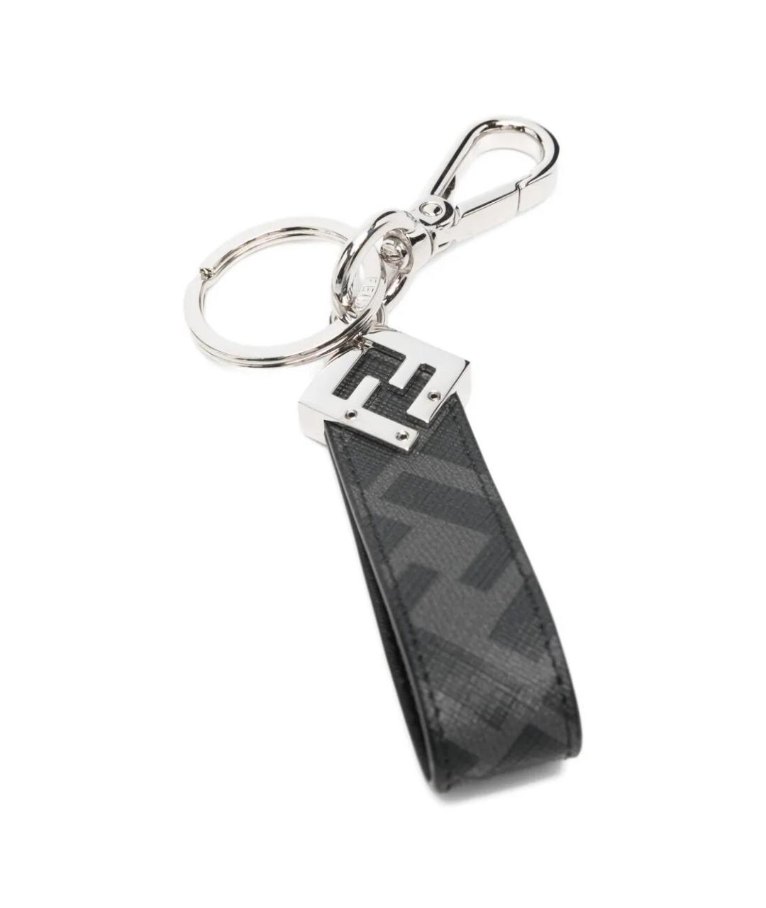 FENDI Черный брелок, фото 2