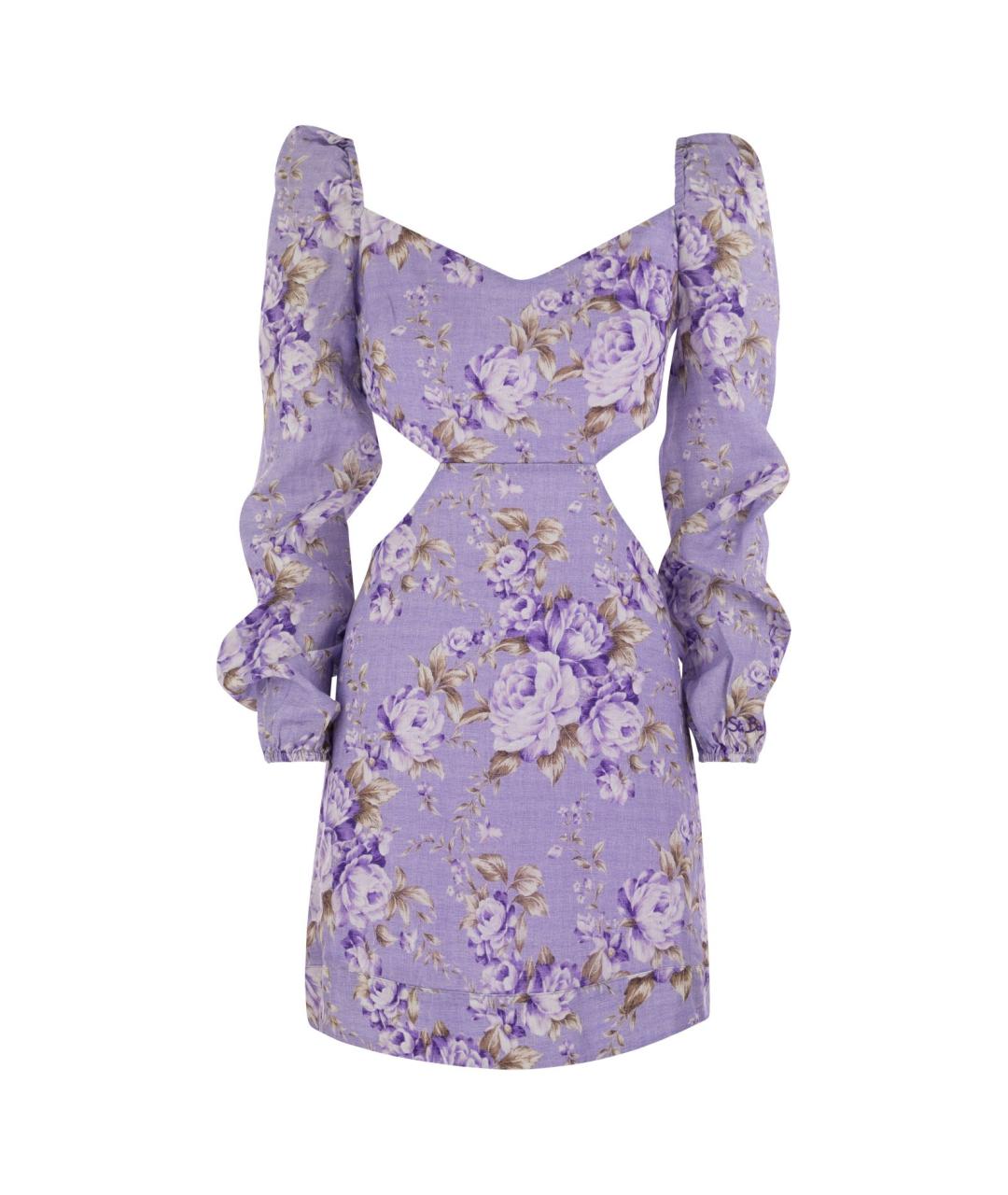 MC2 SAINT BARTH Мульти льняное платье, фото 1