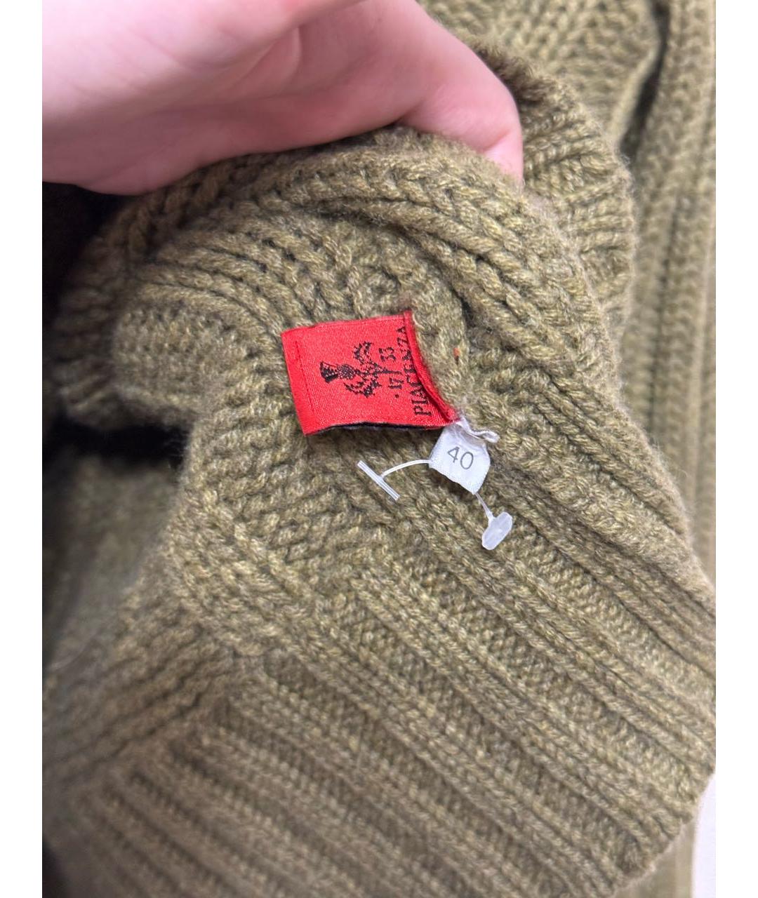 PIACENZA CASHMERE Хаки кашемировый джемпер / свитер, фото 3