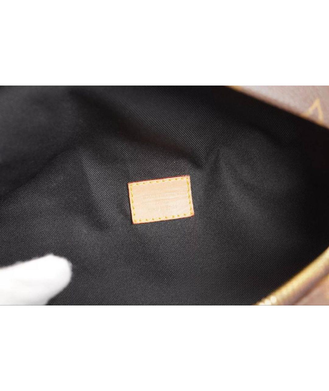 LOUIS VUITTON Коричневая поясная сумка, фото 7