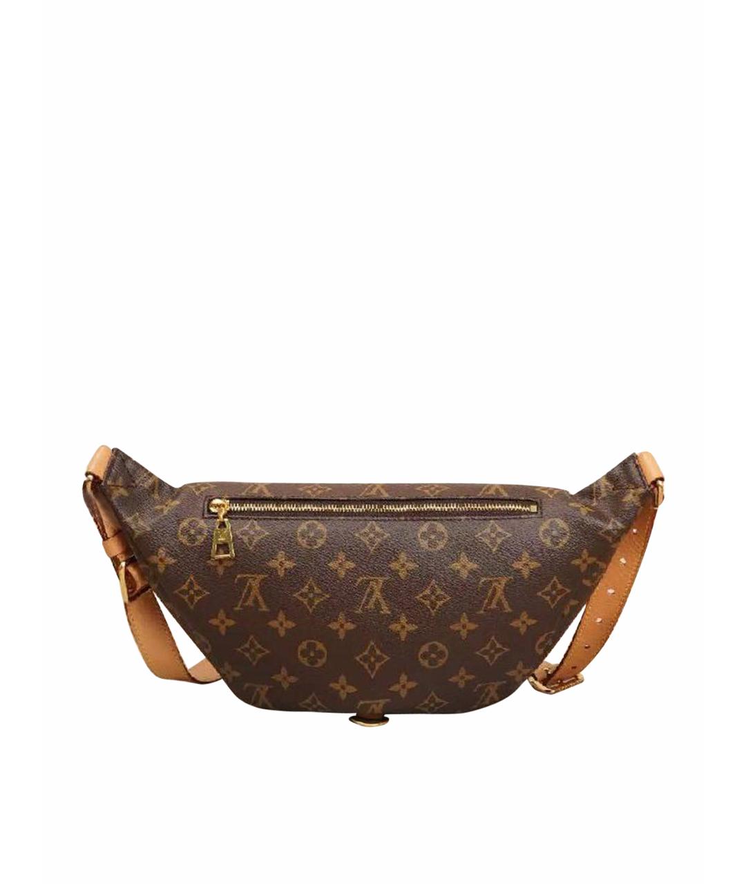 LOUIS VUITTON Коричневая поясная сумка, фото 1