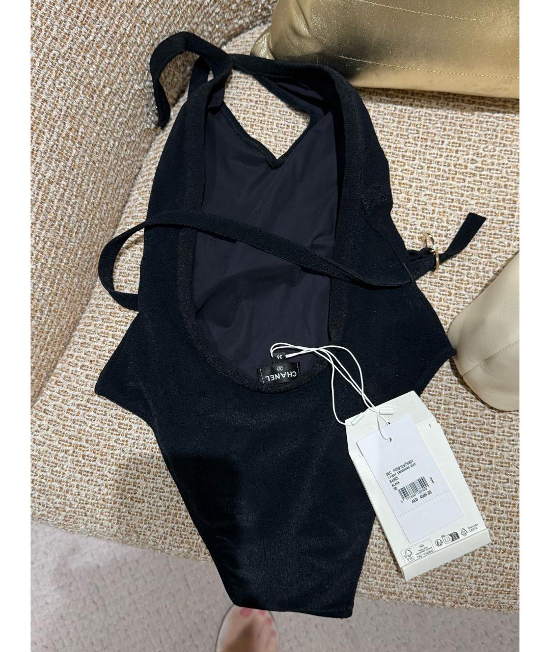 CHANEL Черный купальник, фото 2