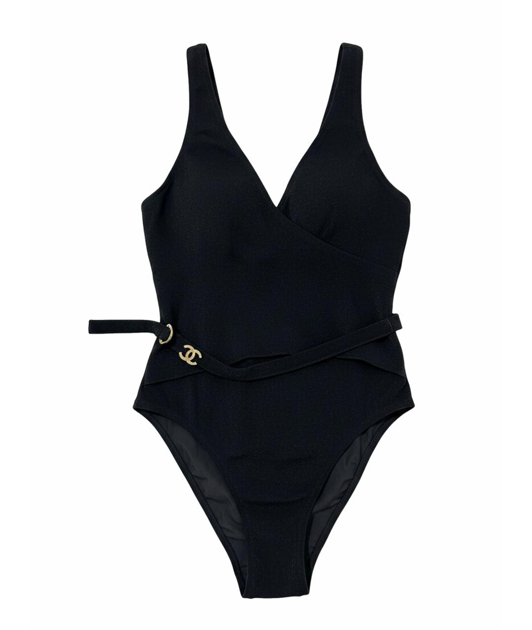 CHANEL Черный купальник, фото 1