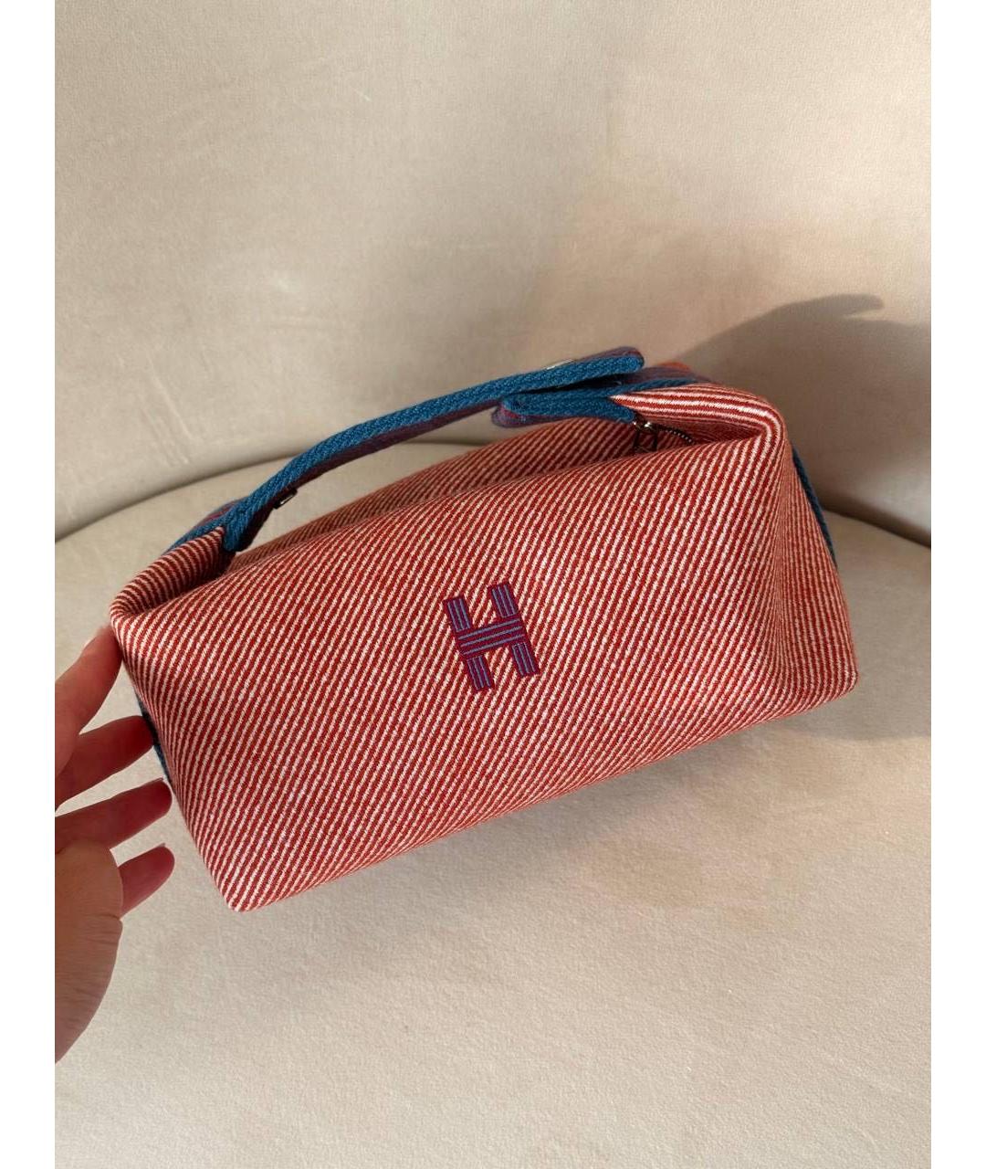 HERMES Мульти шерстяная косметичка, фото 2