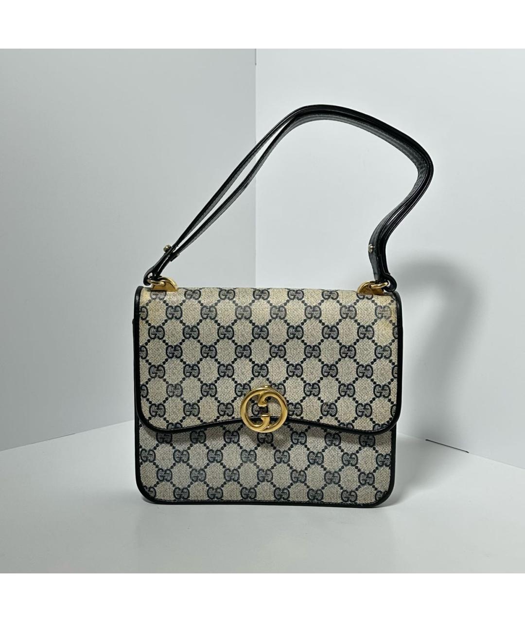 GUCCI Бежевая сумка с короткими ручками, фото 7