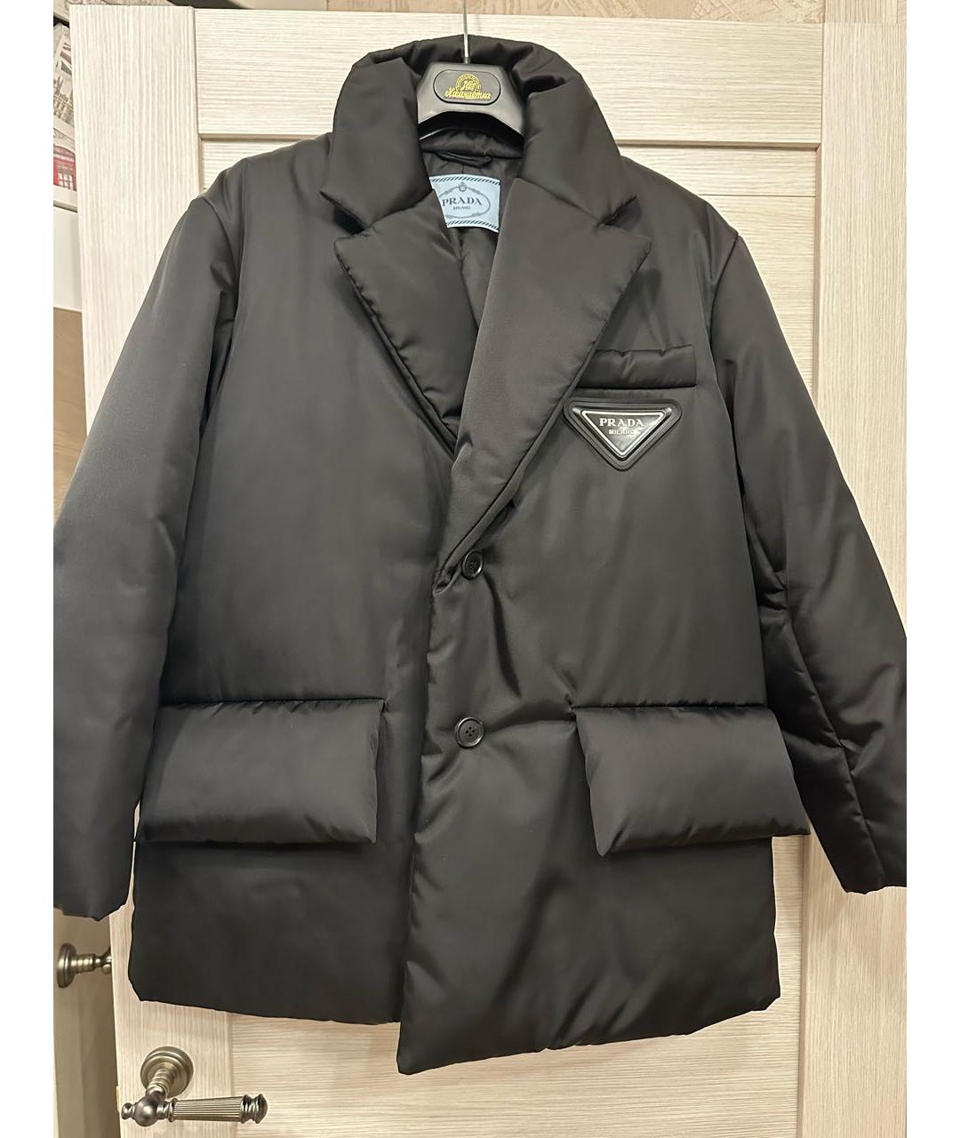 PRADA Черный пуховик, фото 2