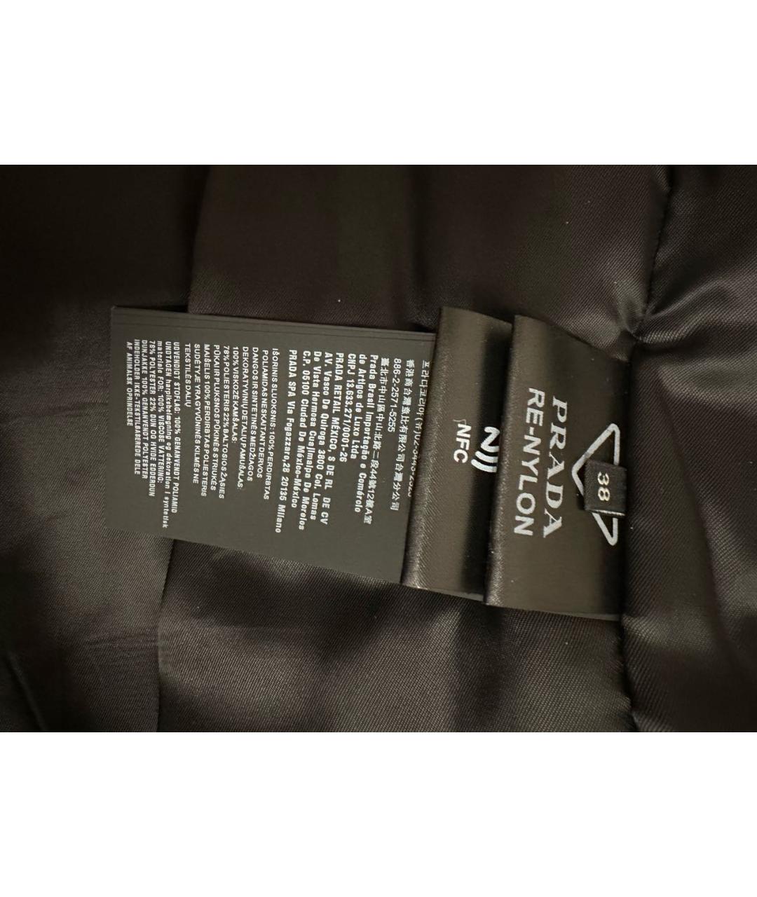 PRADA Черный пуховик, фото 7