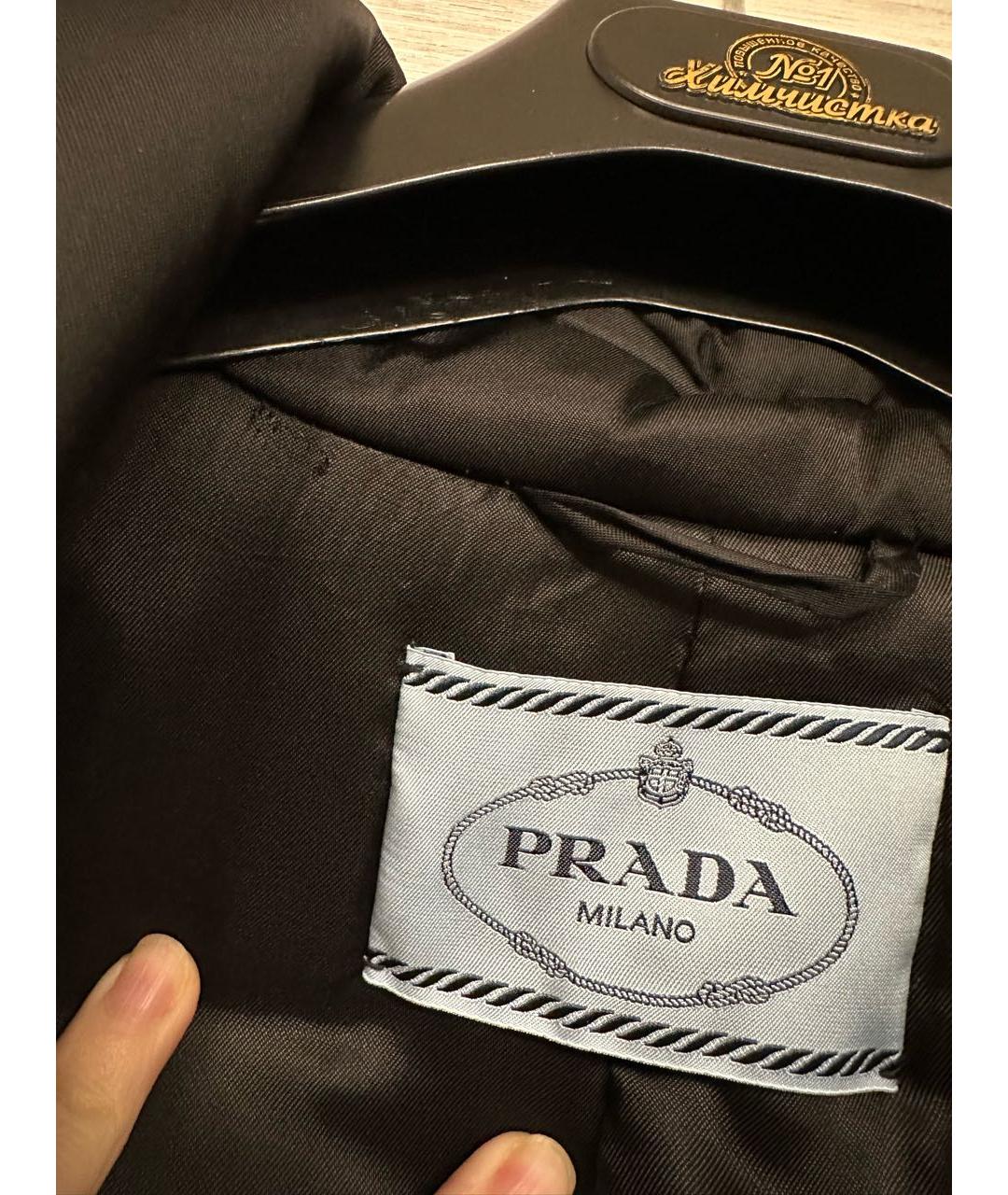 PRADA Черный пуховик, фото 5