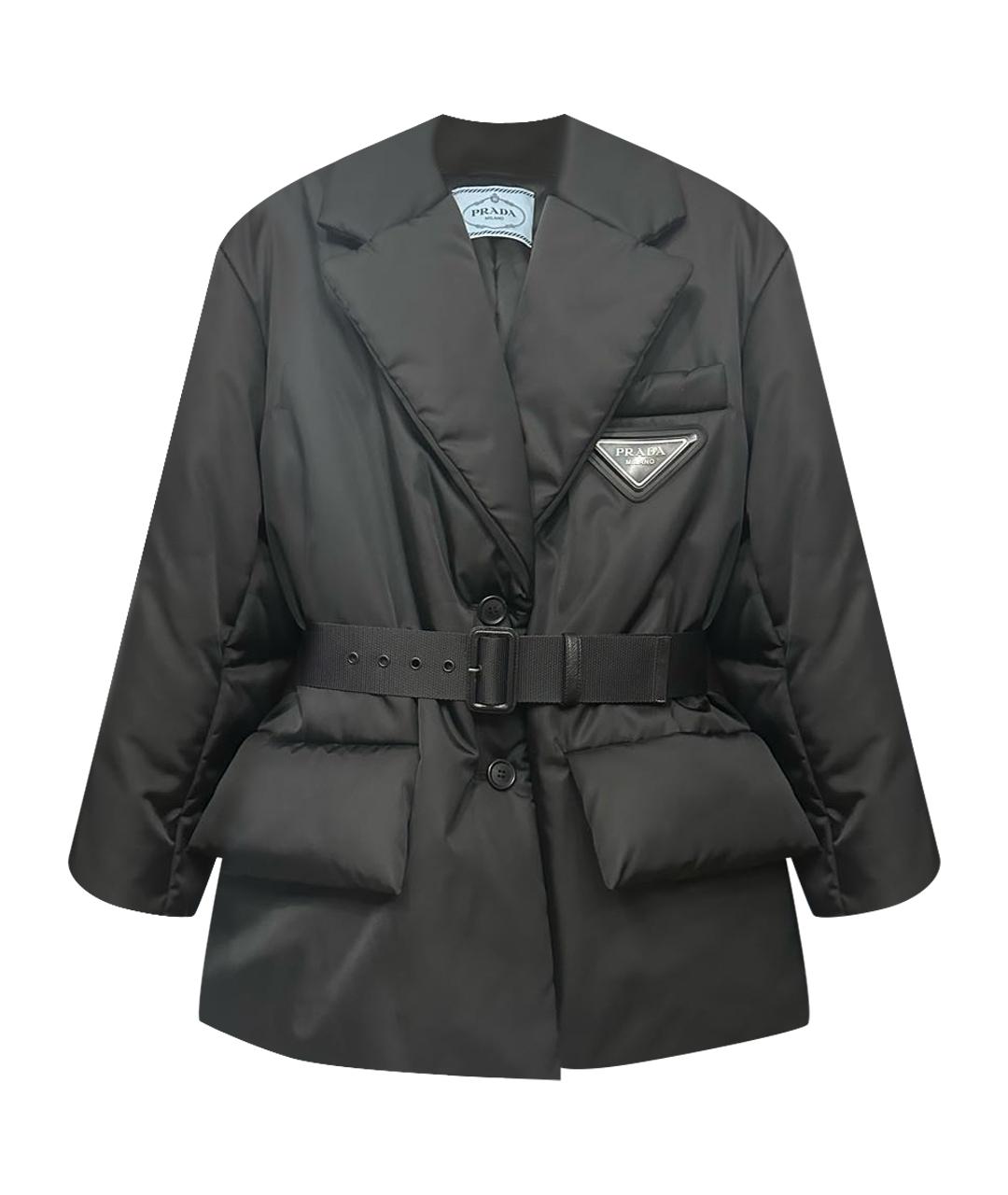 PRADA Черный пуховик, фото 1