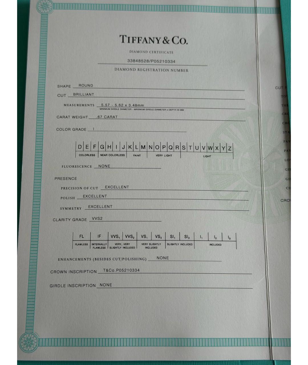 TIFFANY&CO Серебряное платиновое кольцо, фото 4