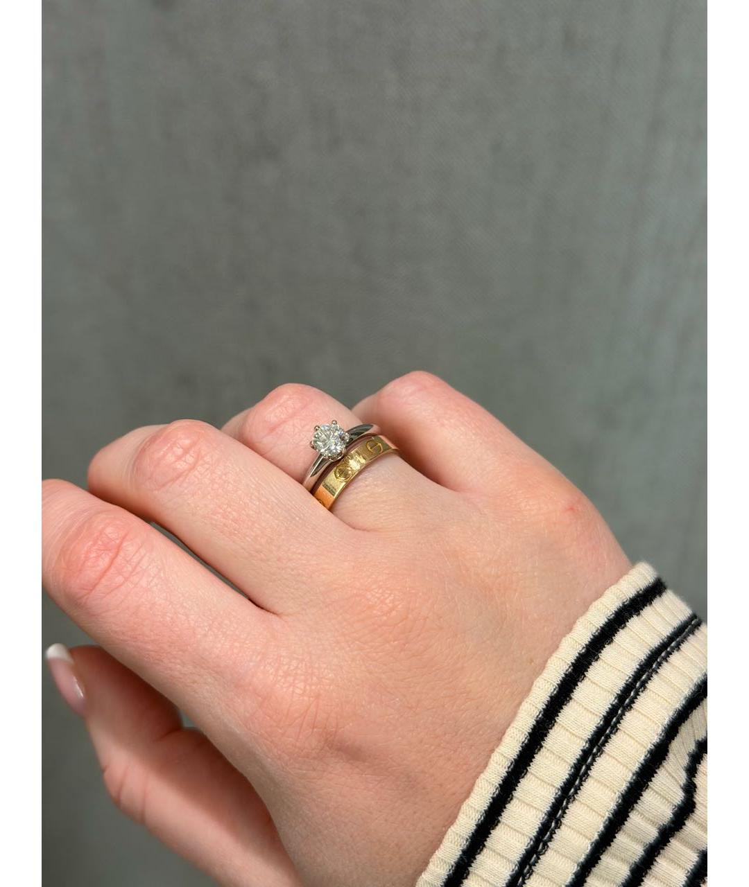 TIFFANY&CO Серебряное платиновое кольцо, фото 5