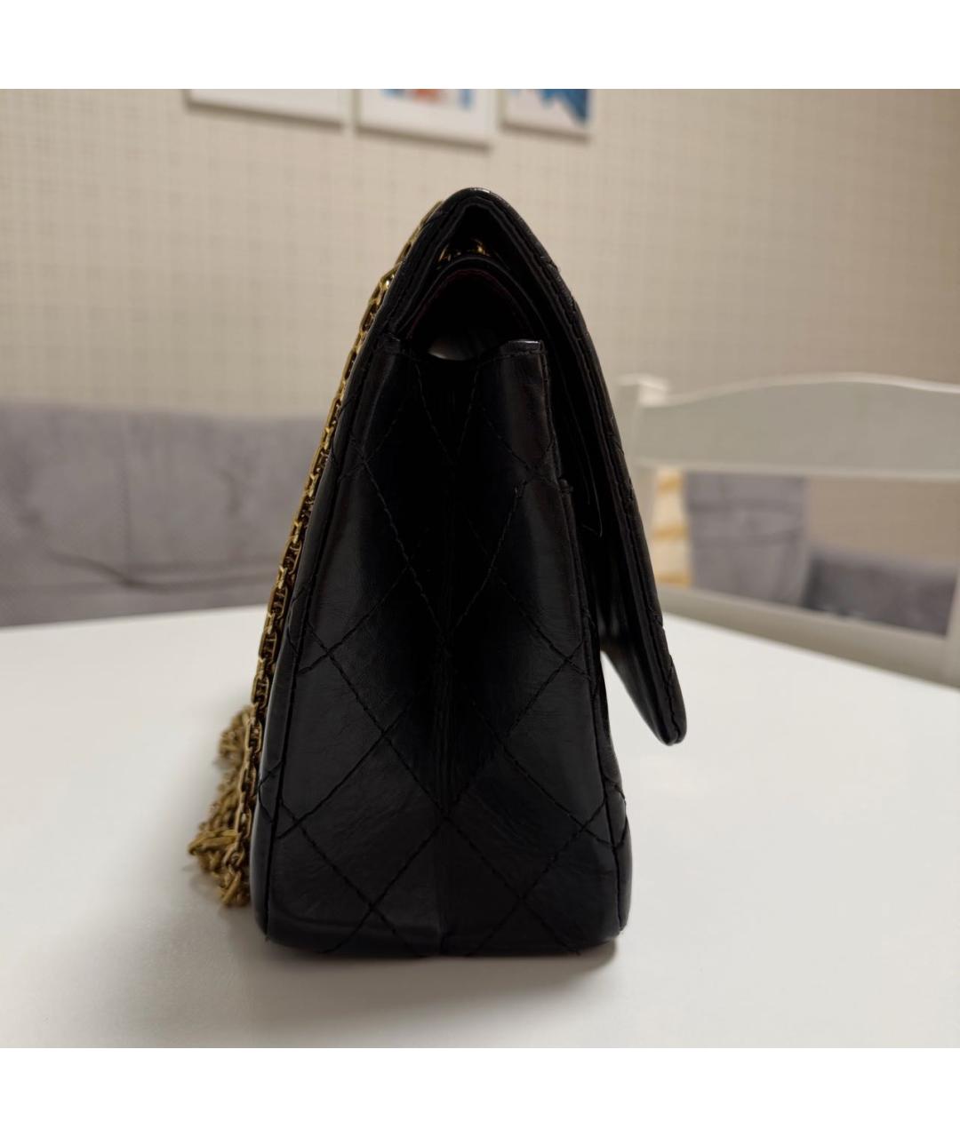 CHANEL Черная кожаная сумка через плечо, фото 4