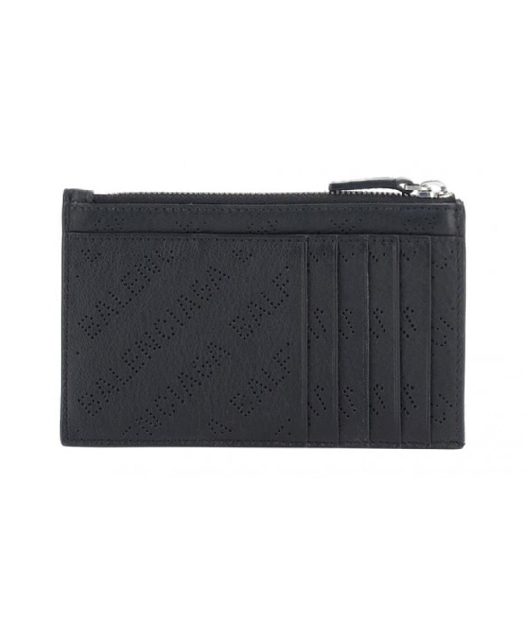 BALENCIAGA Черный кожаный кардхолдер, фото 2