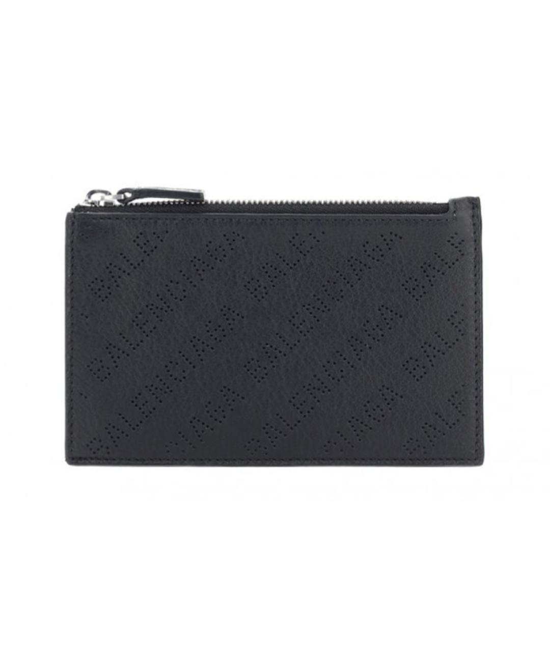 BALENCIAGA Черный кожаный кардхолдер, фото 1