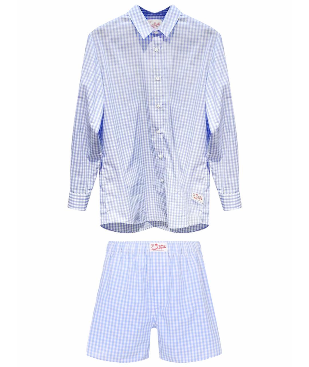 MC2 SAINT BARTH Голубая пижамы и сорочки, фото 1