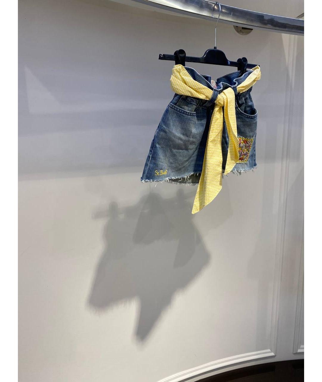 MC2 SAINT BARTH Синие хлопковые шорты, фото 4