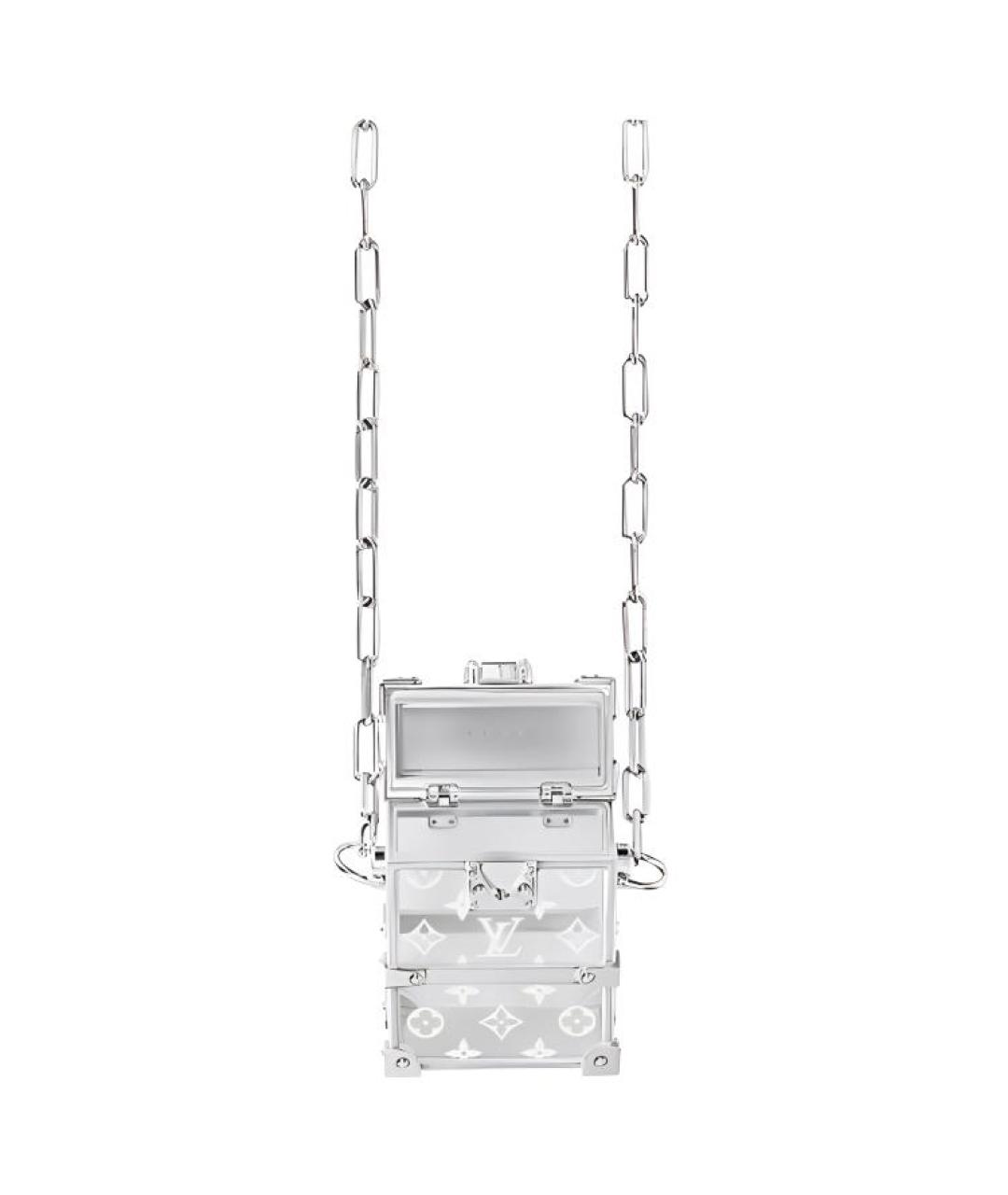 LOUIS VUITTON Серебряная сумка на плечо, фото 3