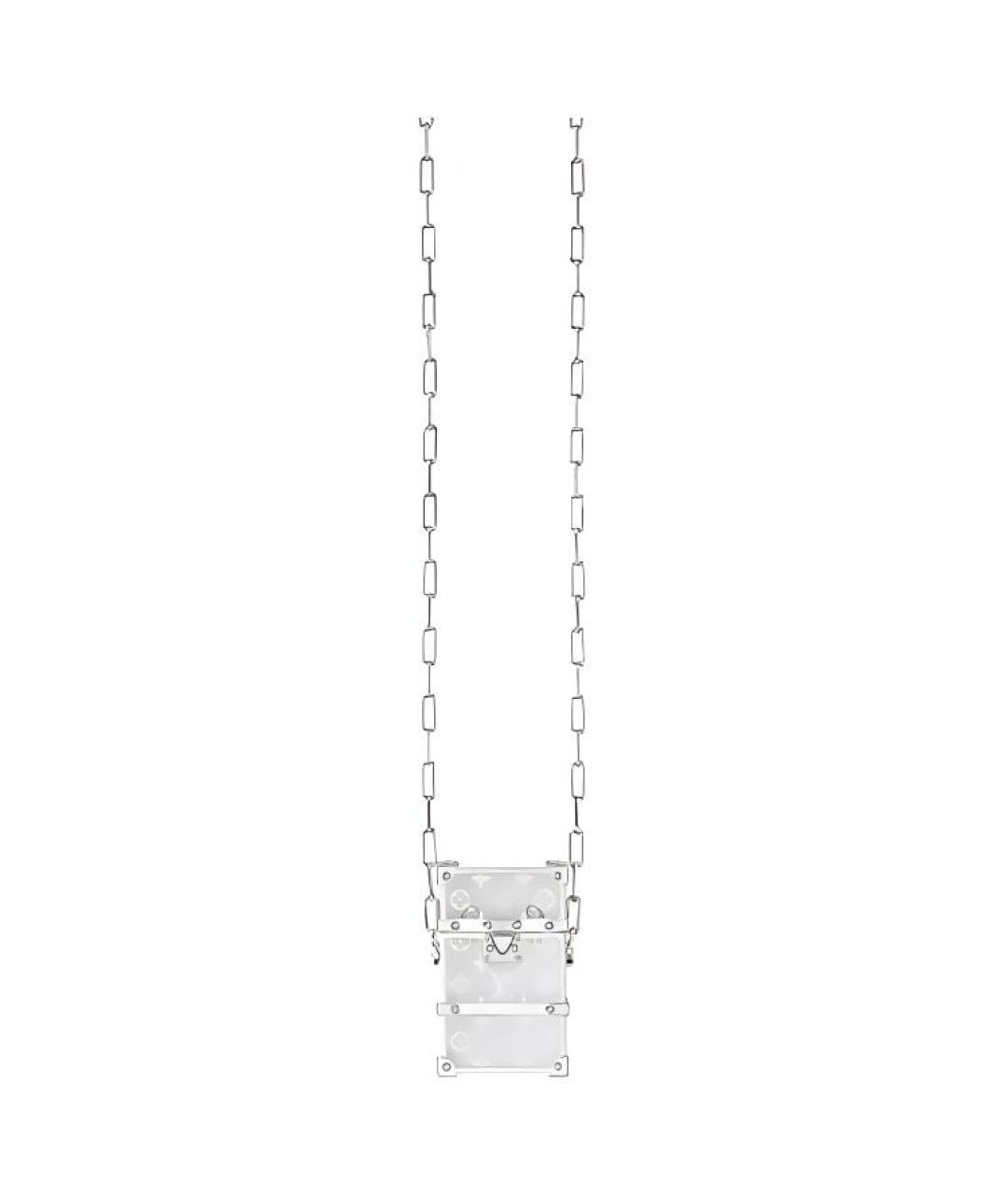 LOUIS VUITTON Серебряная сумка на плечо, фото 4