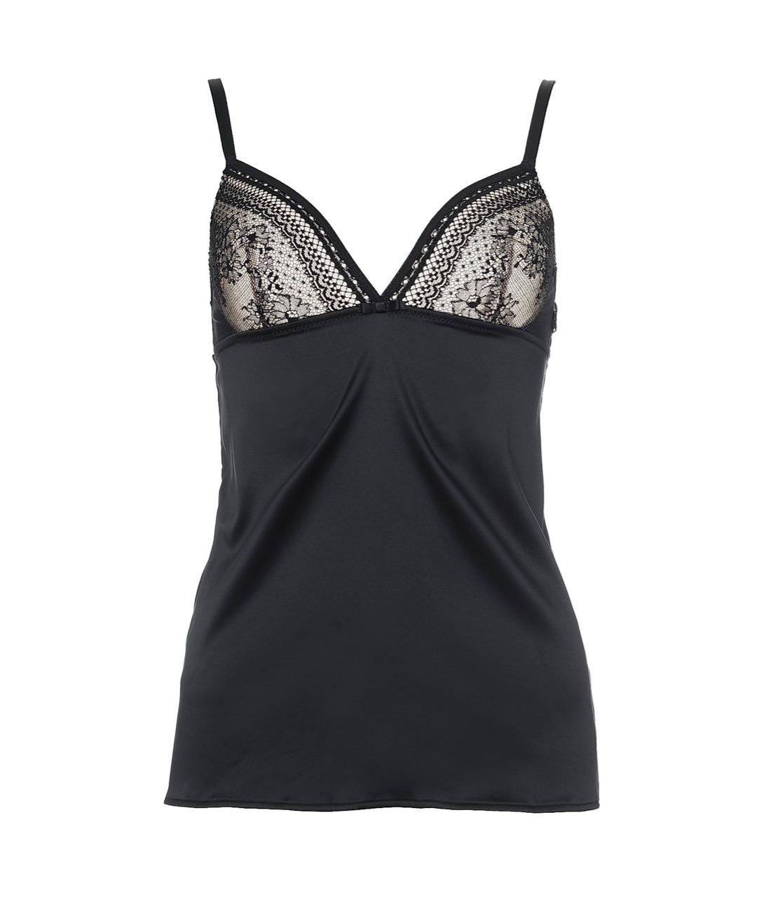 DOLCE&GABBANA Черная полиэстеровая майка, фото 1