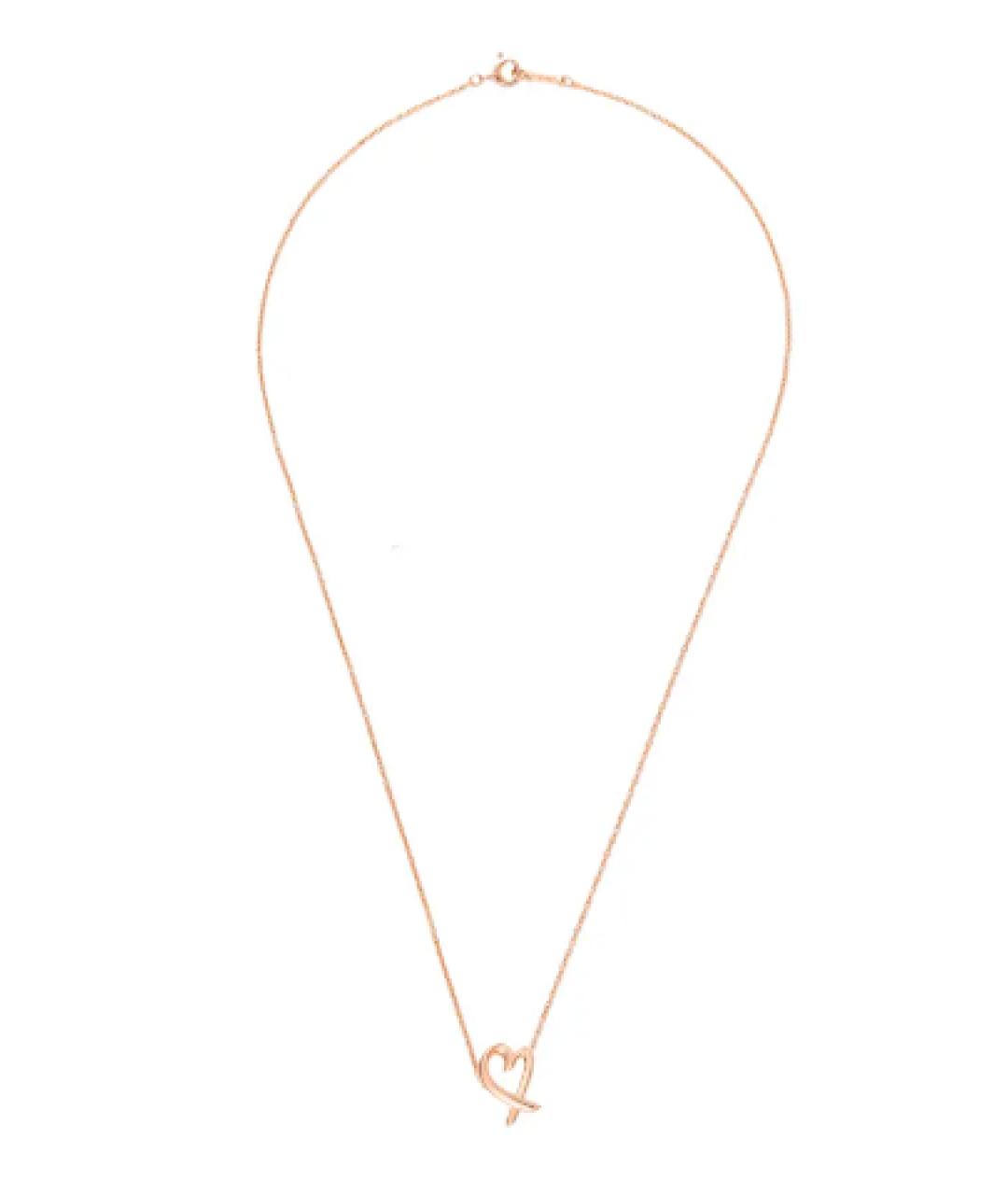 TIFFANY&CO Золотое колье из желтого золота, фото 2