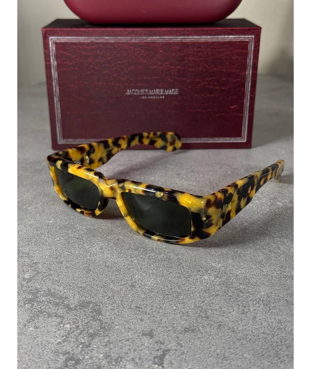 JACQUES MARIE MAGE Мульти пластиковые солнцезащитные очки, фото 2