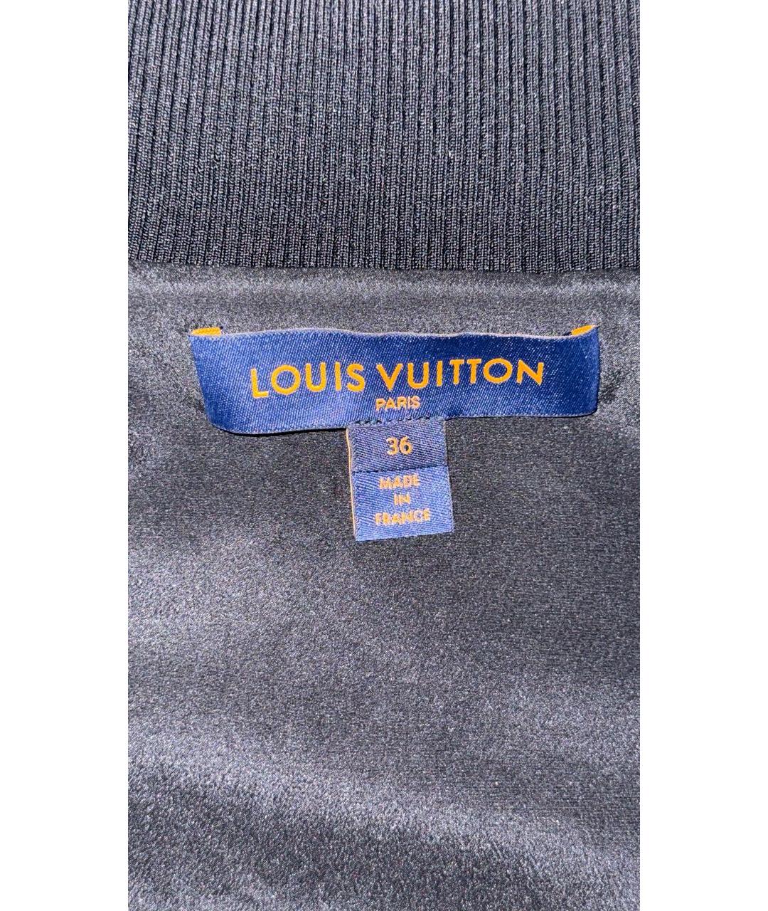 LOUIS VUITTON Черный полиамидовый жакет/пиджак, фото 4