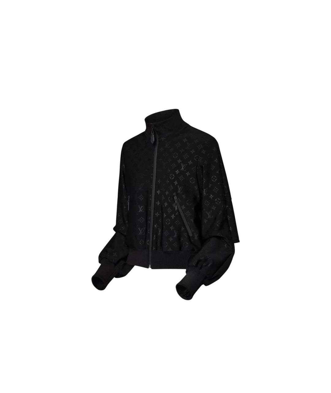 LOUIS VUITTON Черный полиамидовый жакет/пиджак, фото 2