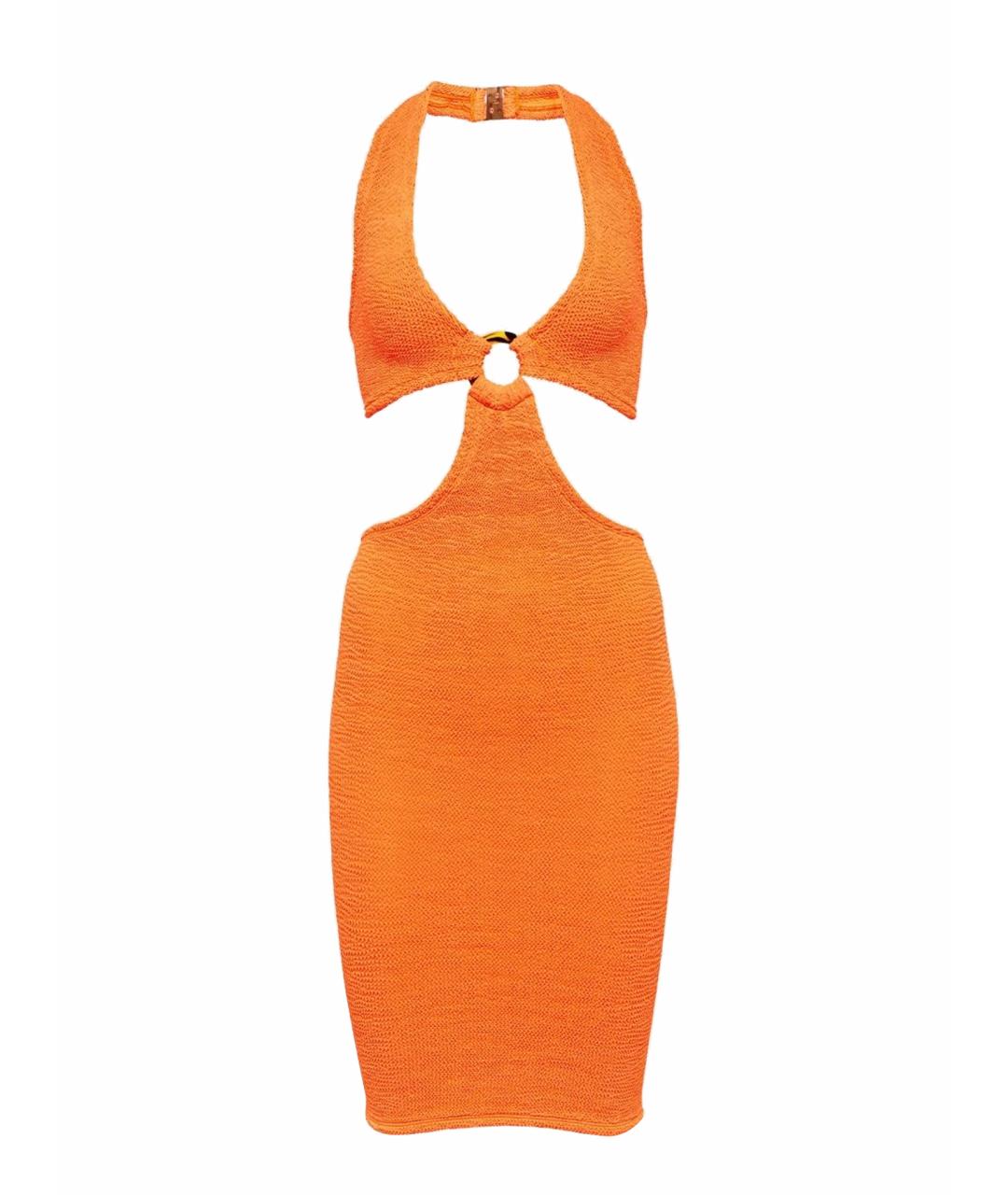 HUNZA G Оранжевый купальник, фото 1