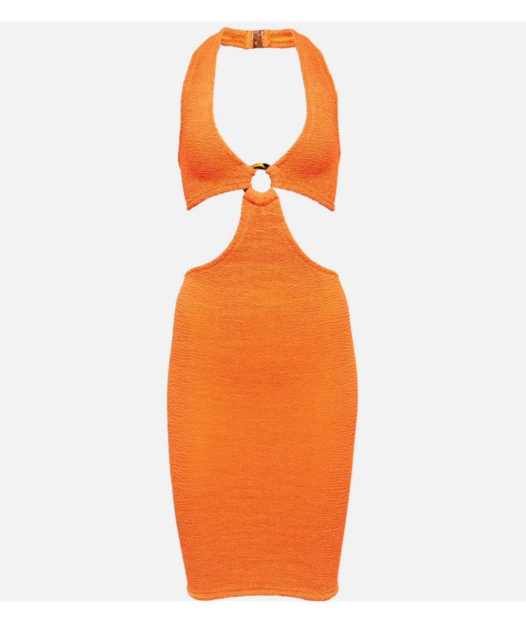 HUNZA G Оранжевый купальник, фото 7